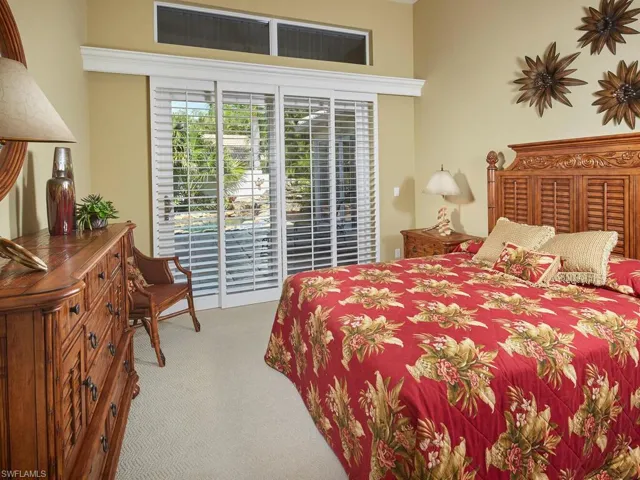 En suite guest bedroom tucked privately away from primary and great rom.