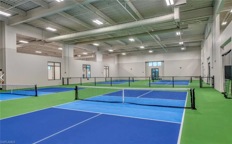 indoor pickleball 4 courts