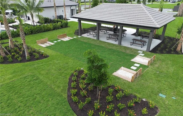 horseshoes and BBQ pavillion