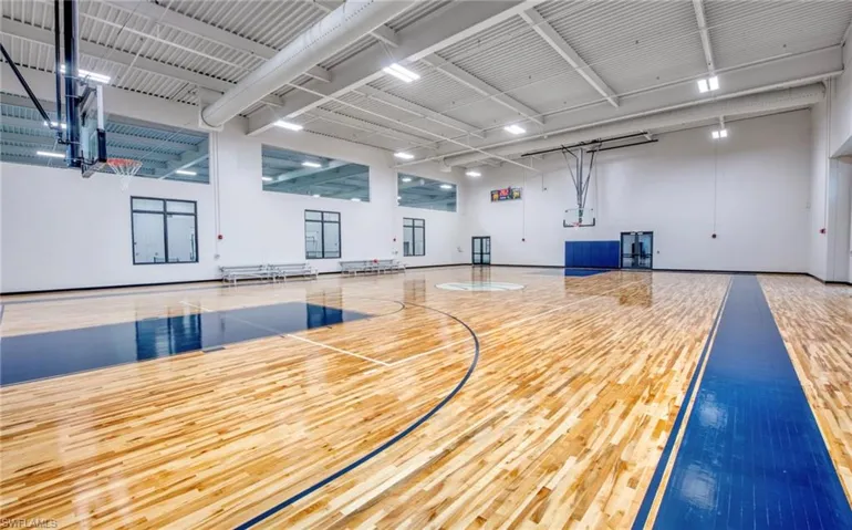 indoor basketball court
