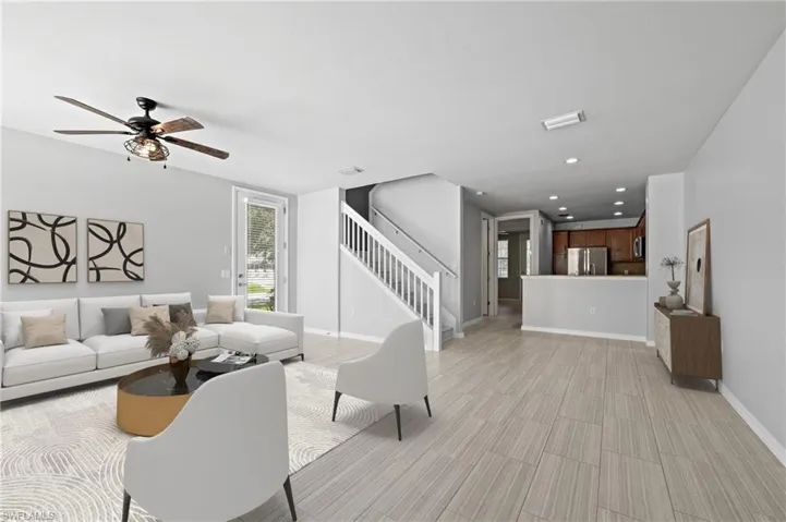 VIRTUALLY STAGED Living