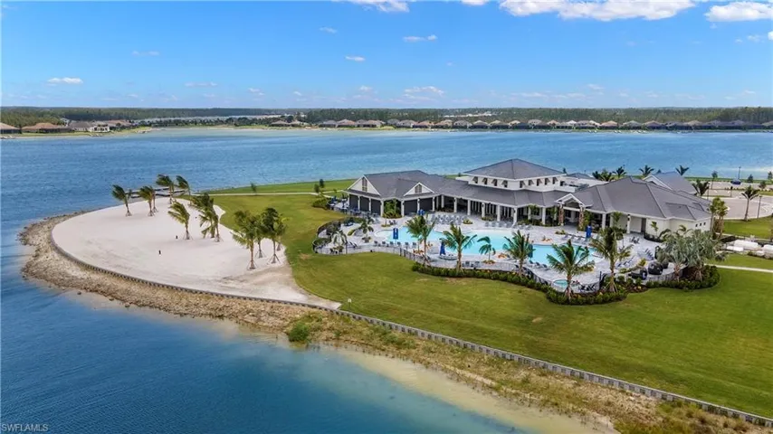 Resort pool and beach