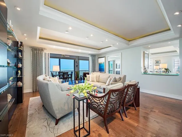 Feature wall and gleaming floors