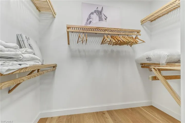 WALK IN MASTER CLOSET