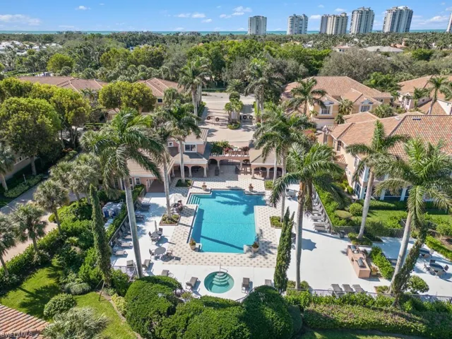 Aerial view featuring a residential view and a city view