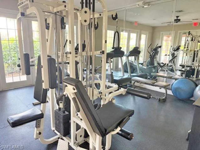 The Pointe exercise room with