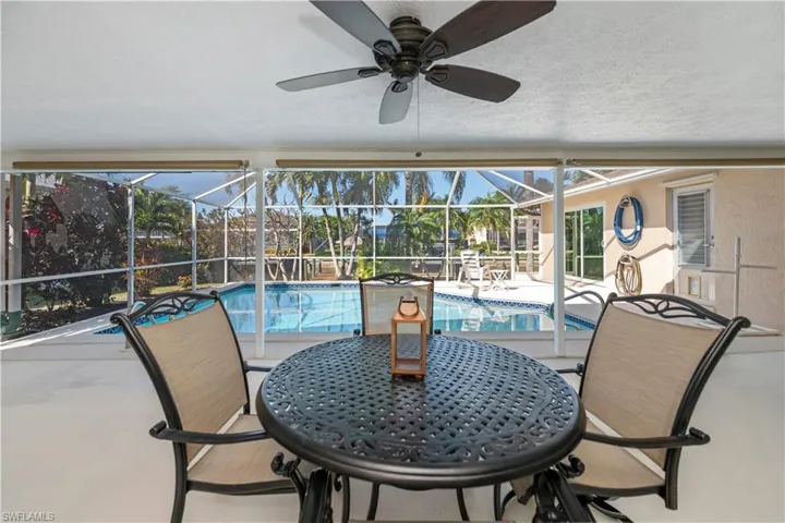 Large Covered Lanai around the Pool Area