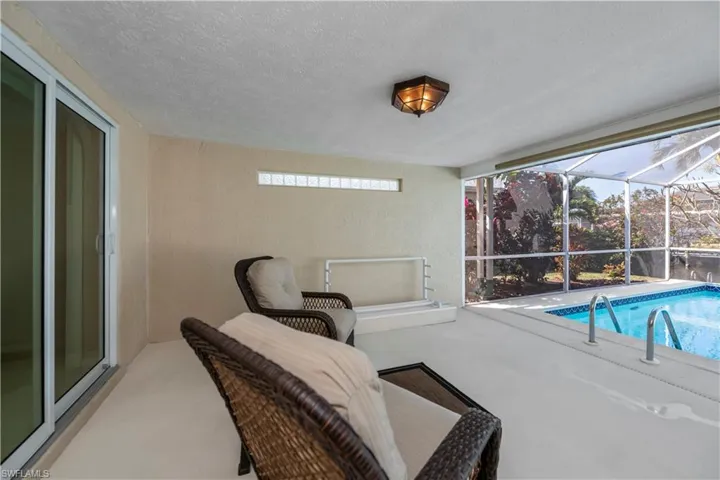 Large Covered Lanai around the Pool Area