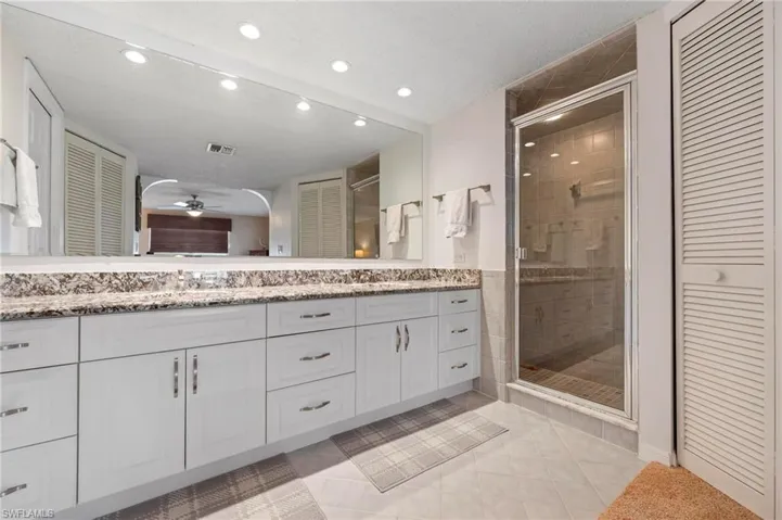 Primary with with walk in shower