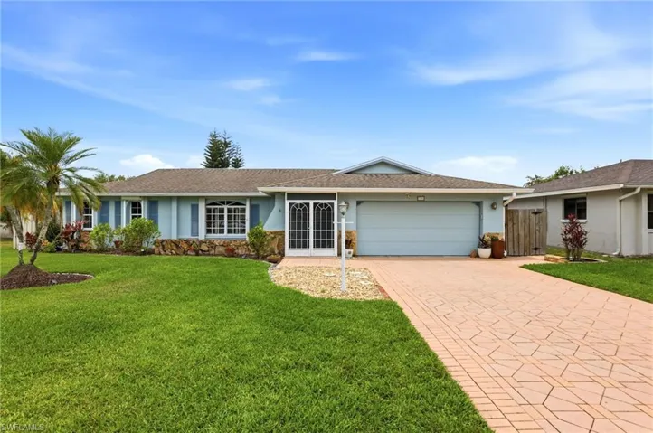 Nice paved driveway.