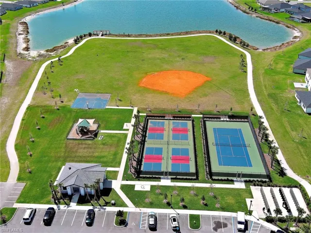 Tennis, Plickleball, Basketball, Fields and Fishing Dock