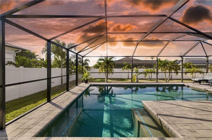 Enjoy breath-taking sunsets by the pool!  (Sunset photo conversion)
