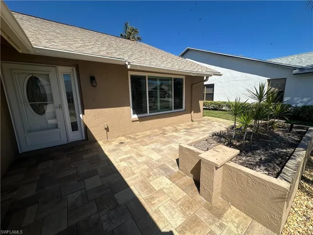 View of patio