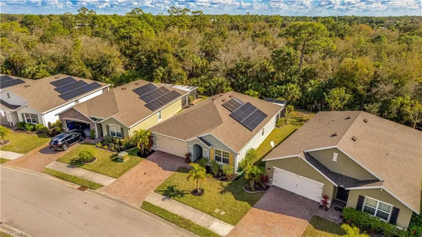 Aerial view of property and surrounding area
