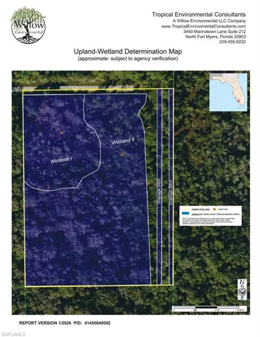 Upland-Wetland Determinatoion Map