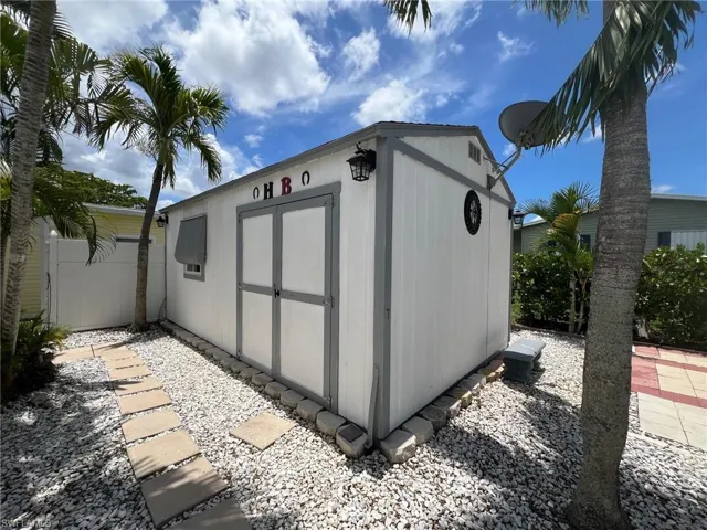 View of  shed.