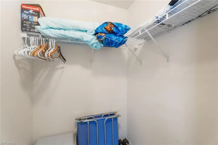 View of spacious closet