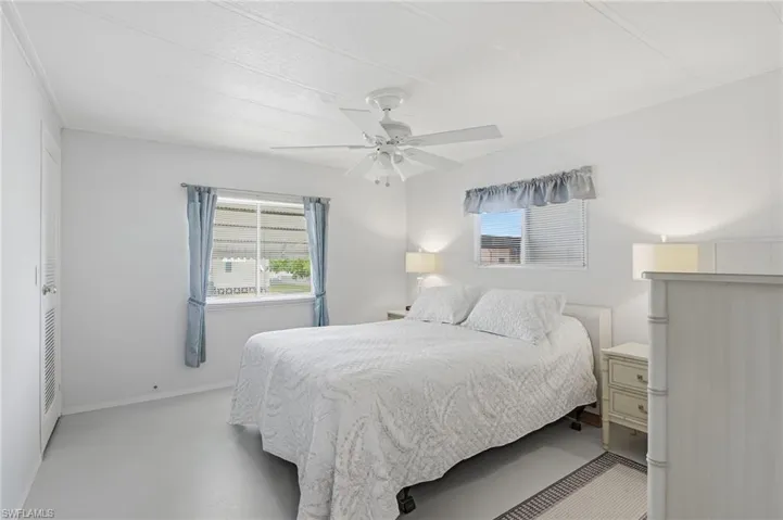 Second Bedroom featuring ceiling fan