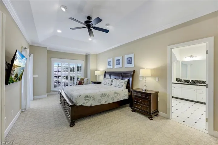 Your primary suite will be your retreat at day's end.