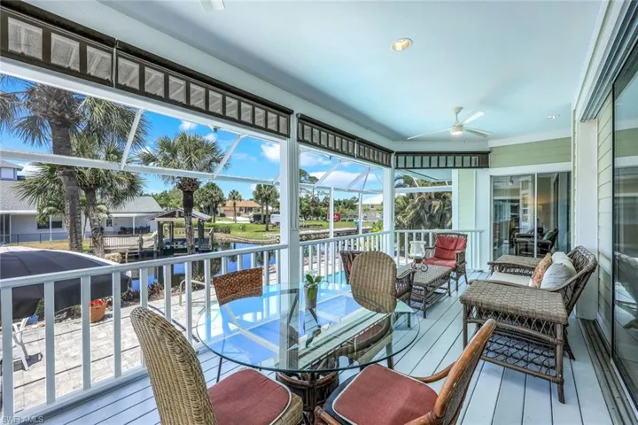 Enjoy your morning coffee while admiring the views.