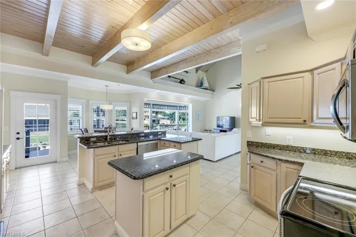 Enjoy water views while preparing your favorite meal.