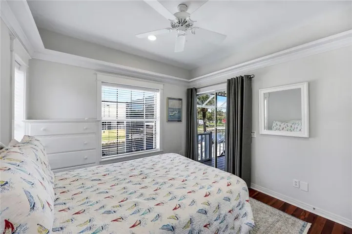 Guest room features lanai access.