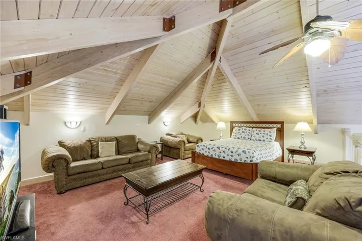 HUGE loft currently being utilized as additional guest space.