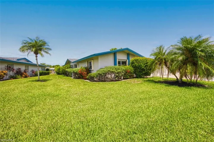 View of green lawn