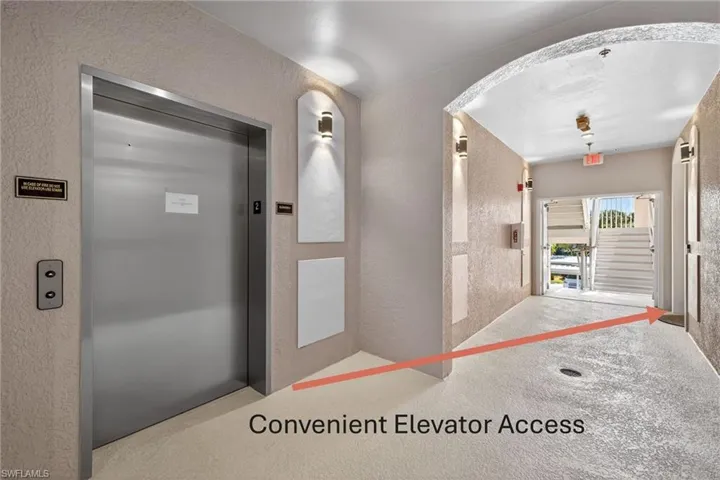 Entrance to property from the elevator