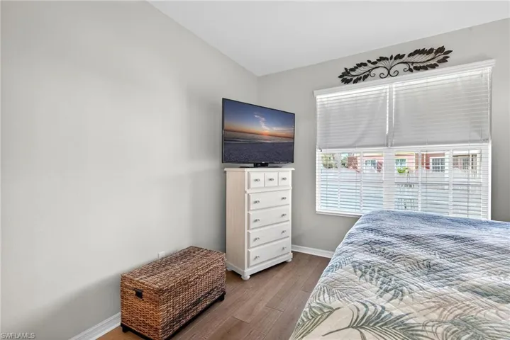 Spacious and bright primary suite.