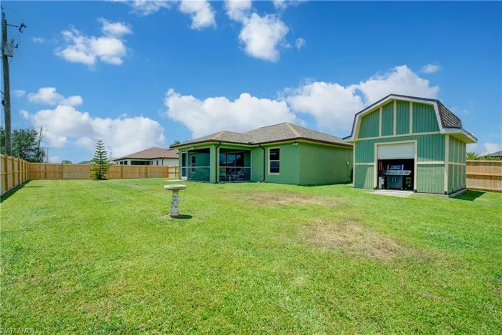 The lush green grass will stay that way, with the Orbit auto sprinkler irrigation system that is here