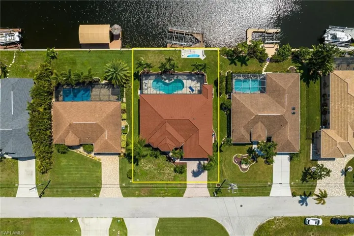 Arial view showing your brand new roof!