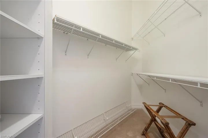 One of the TWO Walk-In Closets in the Master Bedroom