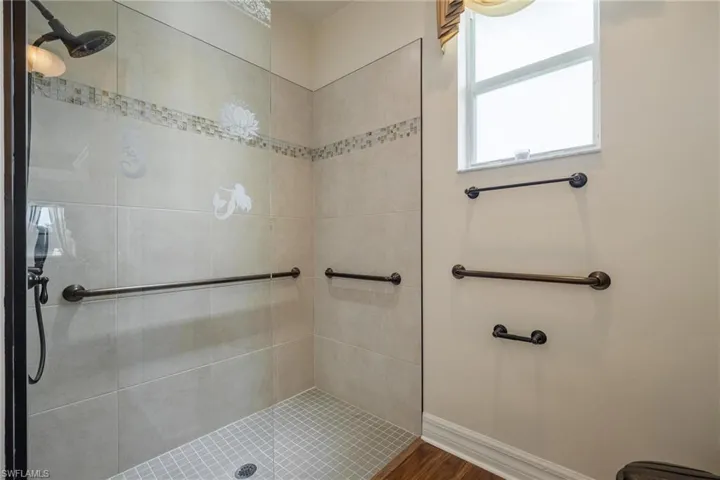 Updated Master Bathroom with large walk in Shower - ADA