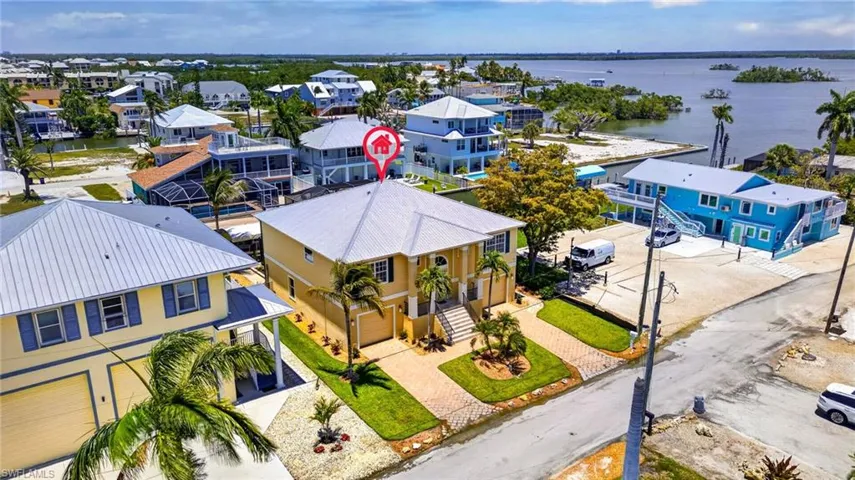Aerial Front of home