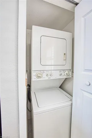 Stacked Washer/Dryer in Kitchen