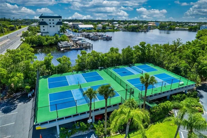 Parking structure with Pickleball courts