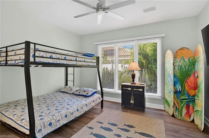 Bedroom number 3 is large and bright with a large closet as well