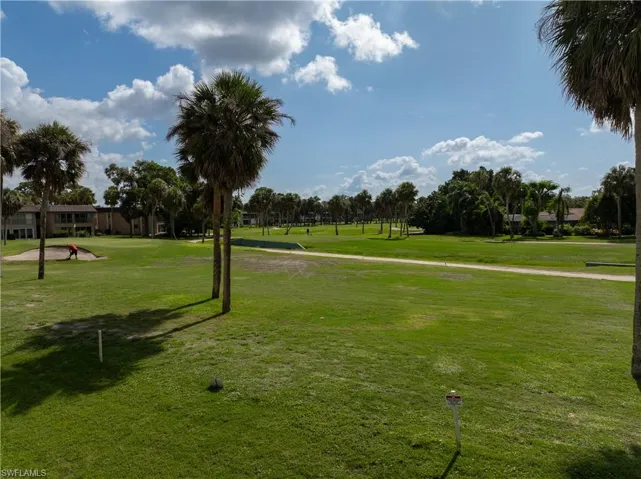 Surrounding community with a lawn