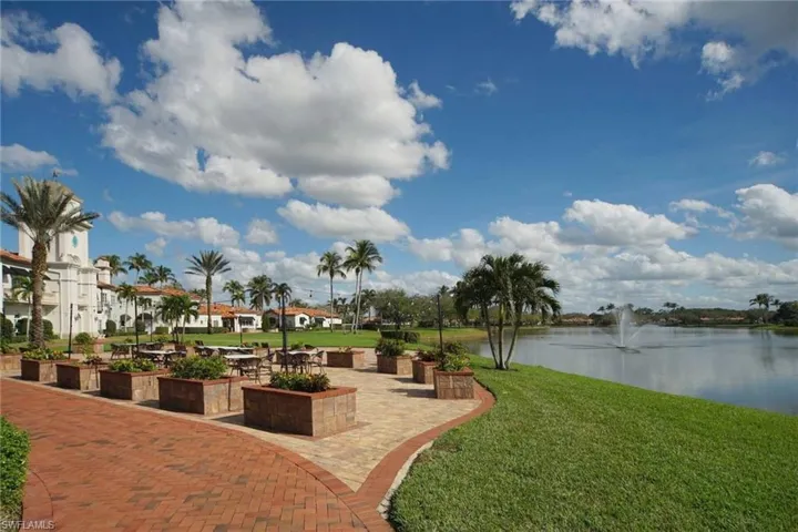 Surrounding community featuring a water view