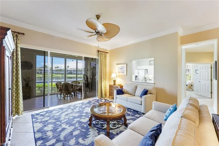 Another view from great room and dining area.  From kitchen pass-through, your views are TV, guests in living room and Lanai.
