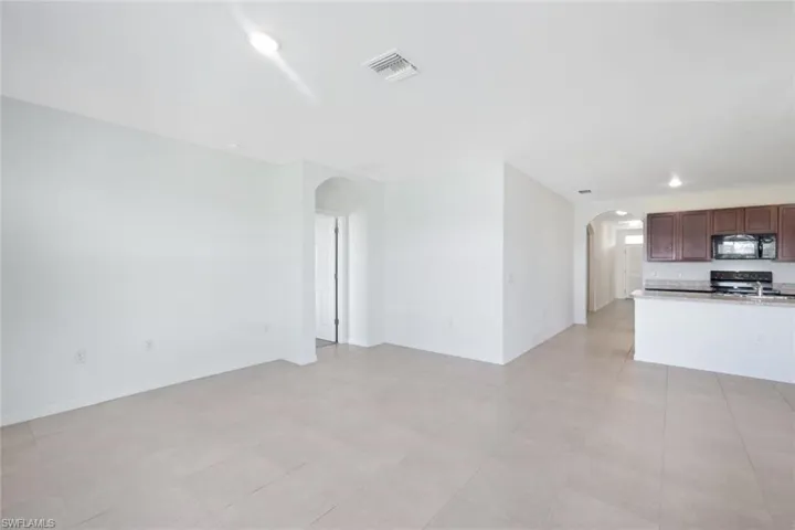 View of unfurnished living room