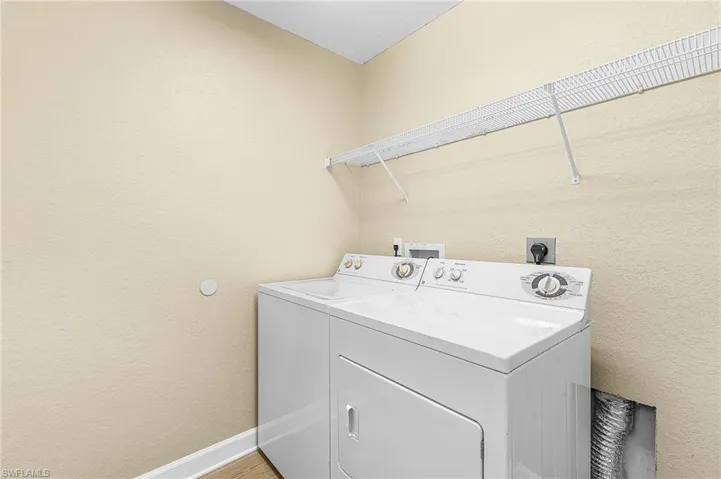 Inside laundry