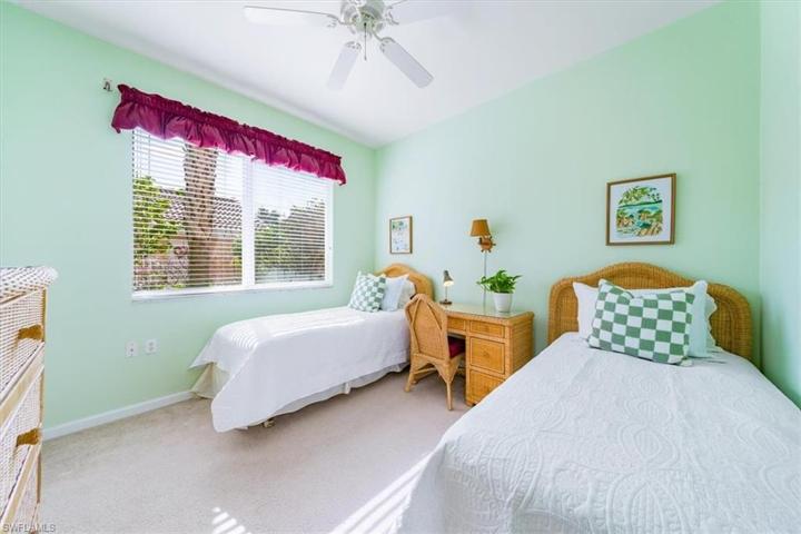 Secondary bedroom separate from primary bedroom