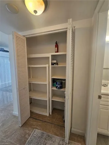 View of closet
