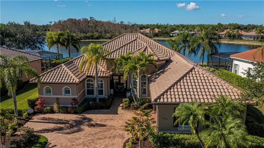 drone photo of home