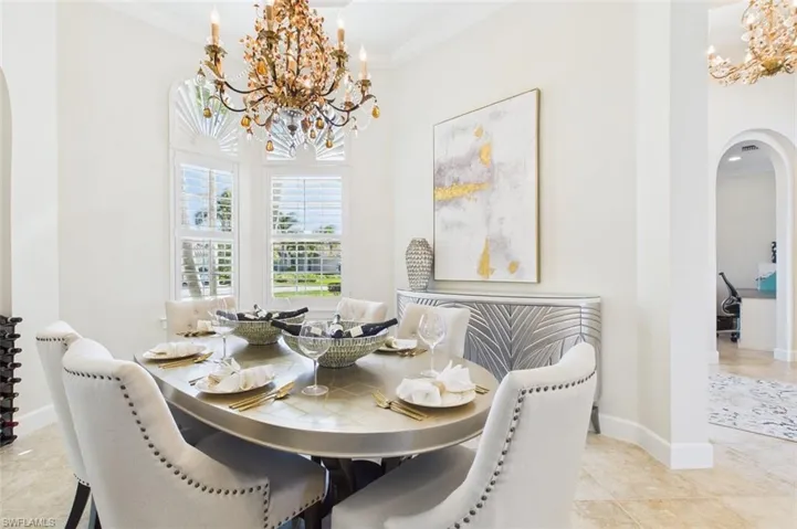 formal dining area