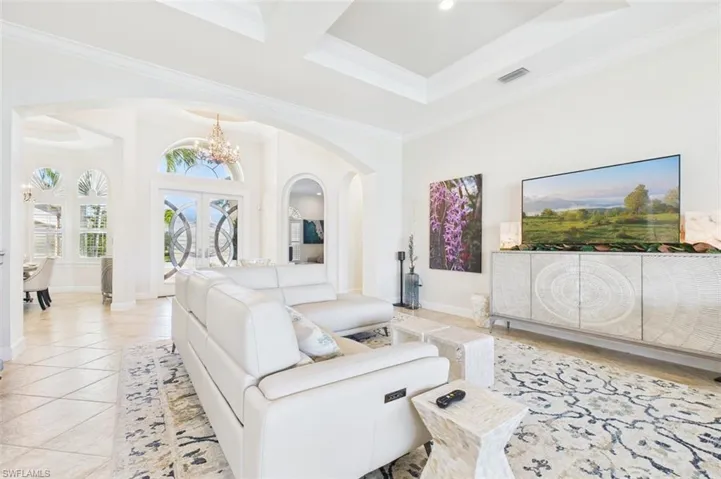 great room looking towards formal dining room/den/study/ and front entrance