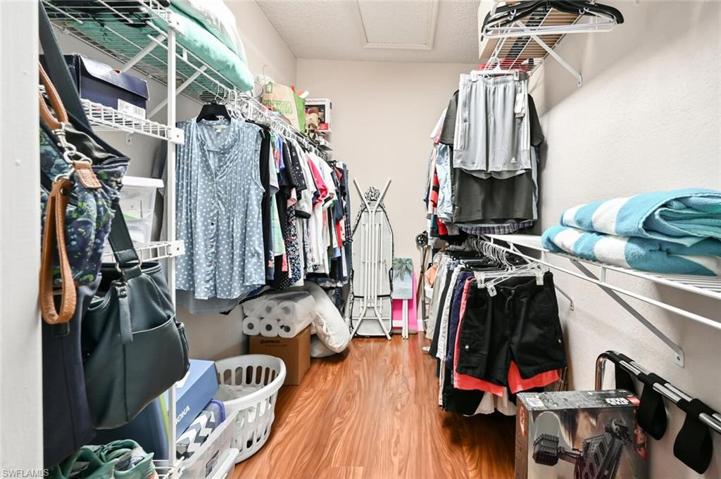 Primary closet