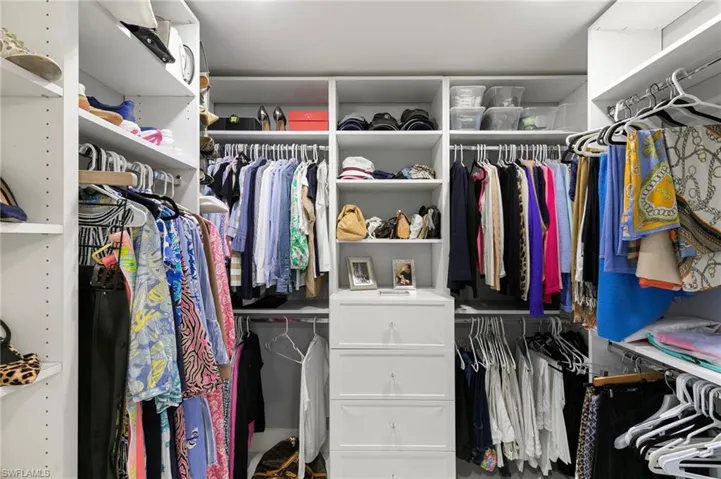 Custom walk in closets
